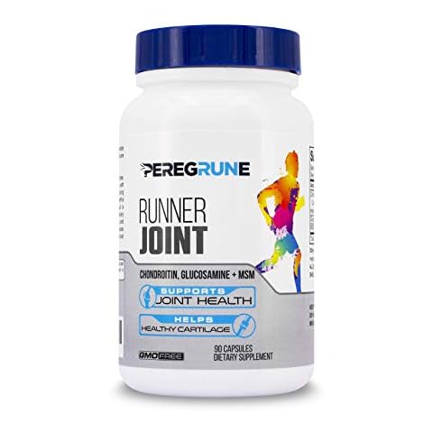 PEREGRUNE Runner Joint Support Supplement - Healthy Knees, Back, Cartilage, & Joints – Glucosamine Chondroitin MSM- GMP Certified Running Supplements and Joint Support for Athletes – 90 Capsules Cover