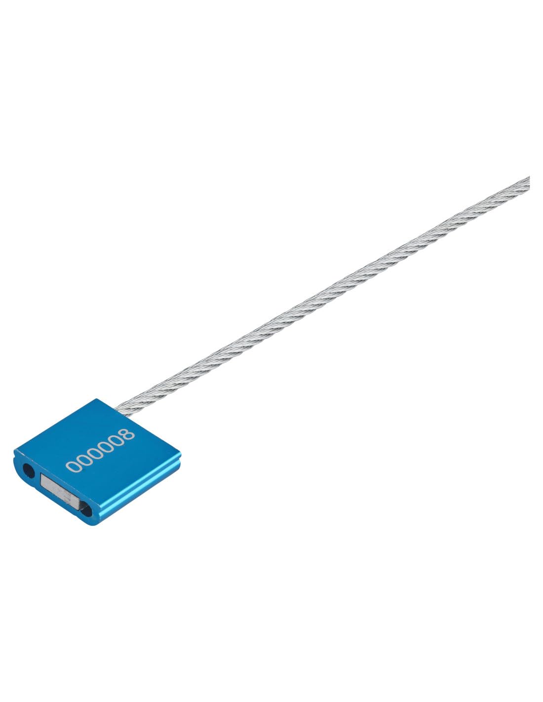 THIRARD Scellé Métallique 3 x 200 mm Corps Aluminium Câble Acier Zingué ISO 17712