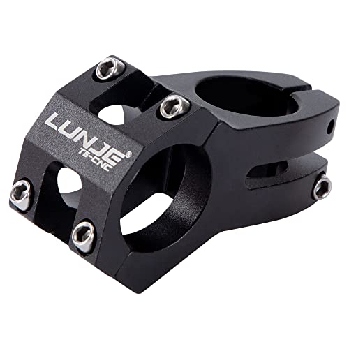 Potence de Vélo Courte Potence VTT en Alliage d'Aluminium Potence de Guidon de VéLo de Montagne pour BMX VéLo de Route VéLo de Descente 31,8 x 45 mm Cover