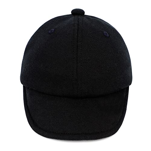 Durio Baby Baseball Hat Adjustable Baby Baseball Cap Soft Black Baseball Cap Sun Protection Baby Hats 0-3 Months Baby Boy Sun Hat A Black 0-3 Months #TOP1