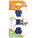 Nylabone Textured Dental Bone Flexi Chew Toy for Dogs, Dog Toys for Moderate Chewers, Chicken Flavor, X-Small - Up to 15 lbs, 1 Count