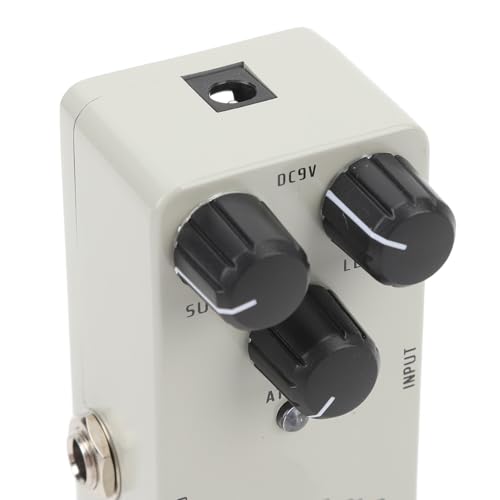 Pedal Compressor de Guitarra Elétrica, Mini Pedal de Efeitos de Guitarra, Circuito Analógico Complet