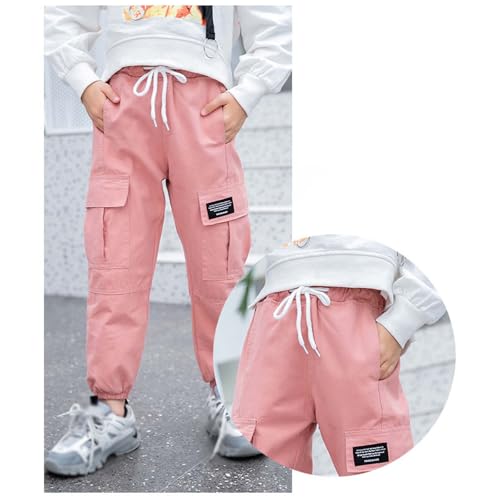 Girls Pants Soft Knitted Leggings Comfortable Joggers Stylish Harem Pants for Toddler Breathable Drawstring2