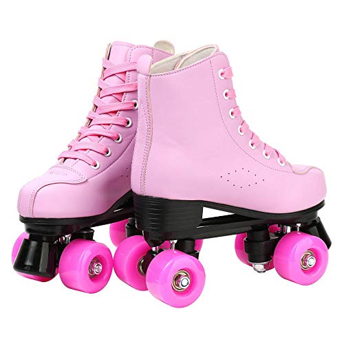 Jessie Classic Adjustable Roller Skates Premium Leather Safe And Durable High-Top Roller Skates Outdoor And Indoor For Girls Boys Women And Men #TOP3