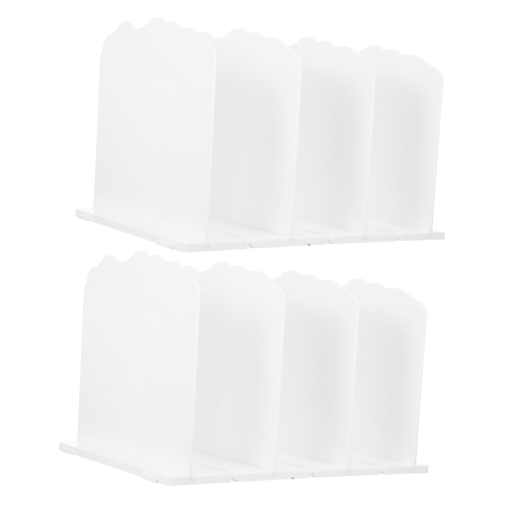 Healifty 2 Piezas Organizador de Bolsos Ajustable Divisores Forma de Onda Estante para Almacenamiento Multiusos para Closet y Oficina Espacio y Mantiene el