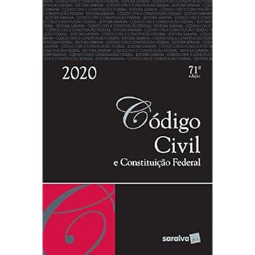 Capa do livro Código civil e constituição federal - Tradicional - 71ª edição de 2020