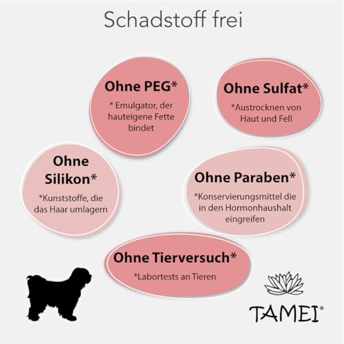 Tamei Bio Fellspray mit Duft - zur Kämmhilfe und Fellpflege - natürlich biologisch, 250ml - vegan - Fell glättend, vitalisierend und aufbauend