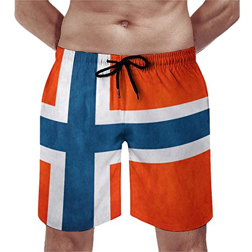 AMRANDOM Mens Swim Trunks Quick Dry Bathing Suit Casual Swimsuit Cool Swim Shorts