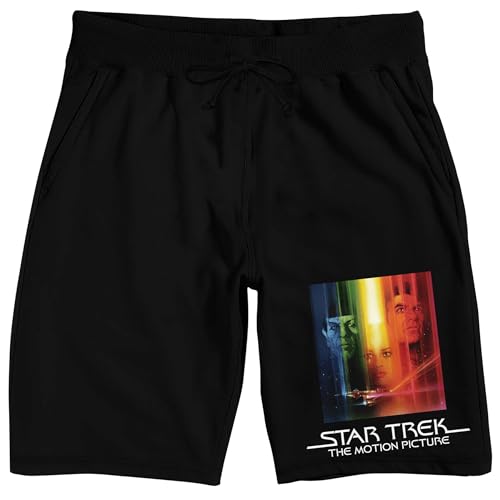 Bioworld Star Trek The Motion Picture Men's Black Sleep Pajama Shorts