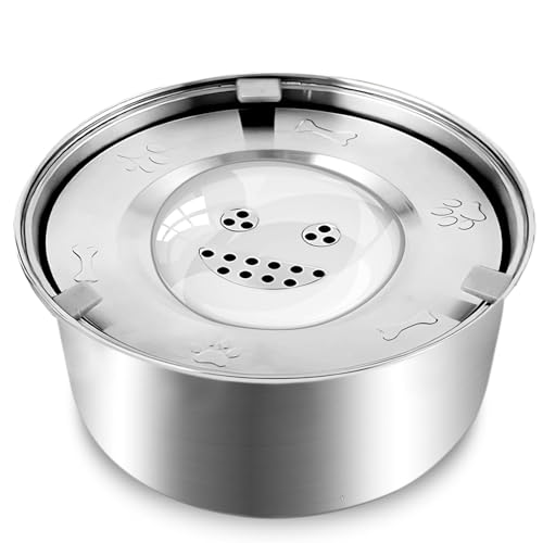 GZhaimai Anti Schling Napf Hund - Edelstahl 304 Slow Feeder Mit Rutschfestem Boden