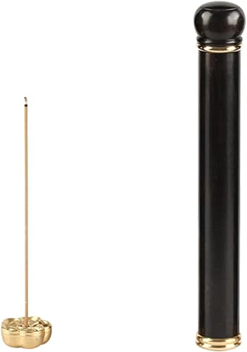 Tubo de soporte para quemador de incienso Línea de tubo de almacenamiento de incienso, palillos de incienso, caja de quemador de incienso, soporte