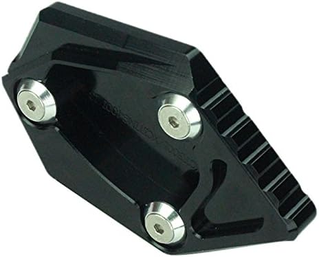 FXCNC Racing Aluminum CNC Motorcycle Side Stand Plate Kickstand Extension Pad Compatible with Kymco K-XCT300i XCITING 300i 400i CT250 CT300 Downtown 200i 300i 350i 300 350 Xciting 250 300 400 S400
