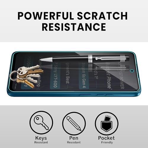 Image of ArmourPro Anti-Spy Privacy Tempered Glass for Motorola G67 Power /Motorola G57 Power - Anti Peeping Screen Protector, Edge to Edge Full Coverage, 9H Hardness, Easy Installation Kit | Pack of 2