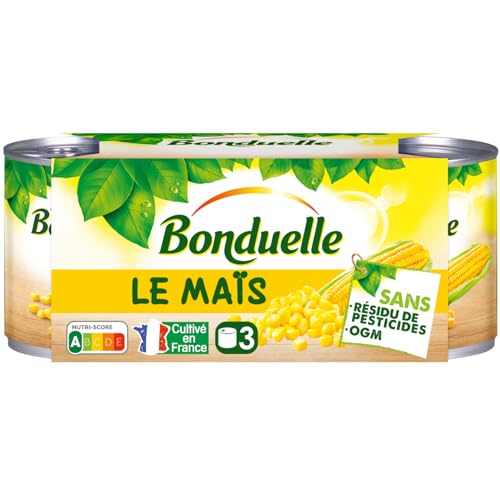 Maïs Sans Résidu De Pesticides Bonduelle Le Lot De 3 Boites De - vue 2