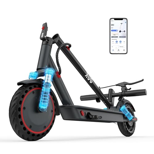 Adults Electric Scooter Dual Suspension, 8.5″/10″ Solid