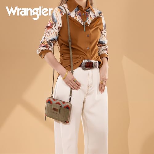 Image of Wrangler Crossbody Wallet Purse Women's Cellphone Bag with RFID Card Slots