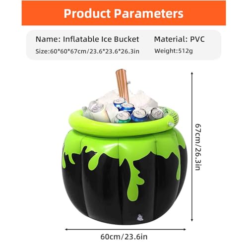 Refroidisseur gonflable Halloween pour animer vos fêtes de piscine