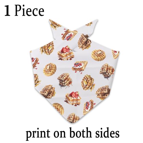Bandana gaufré cadeau original pour passionné de gaufres et cuisine - 3