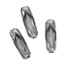 Beadaholique 10-Piece Stainless Steel Ball Chain Connector Clasps