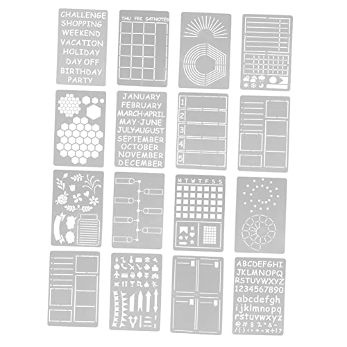 TEHAUX Plantilla De Inyección De Tinta Para Cuaderno Diario Pintura Álbumes De Recortes Plantillas De Dibujo Plantilla De Diario Material De Protección Ambiental Para Mascotas