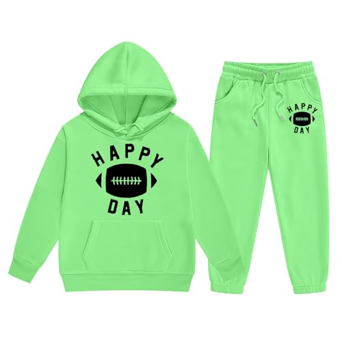 Conjunto de Sudadera con Capucha de Manga Larga para Niños Pequeños - Color Liso, Cálida para Otoño e Invierno, con Pantalones a Juego