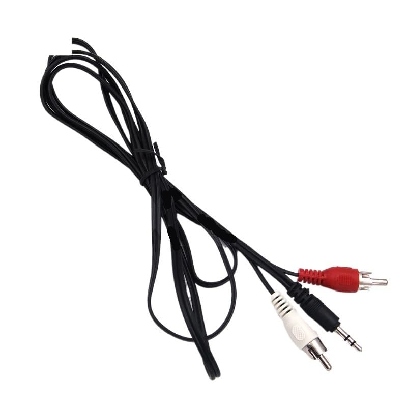 Cable de audio Jack 3.5mm a 2 RCA macho miniatura 3