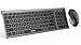 seenda COE401 Bluetooth Keyboard and Mouse, Wireless Rechargeable Keyboard and Mouse Set, Multi-device for Windows/Mac/iPad/Tablet, UK QWERTY Layout, Compact with Number Pad, Black and Grey