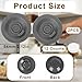 2 Pcs Cleaning Disc with Cleaning Tablets 12 Counts Compatible with Ninja Luxe Coffee Machine, Reusable 54mm Silicone Cleaning Pad, Universal Coffee Machine Handle Accessories