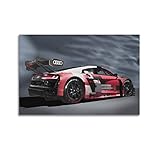 Retro-Rennauto-Poster Audi R8 Lms Sportauto-Poster, 