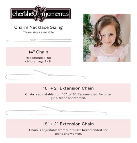 Cherished Moments Sterling Silver Wheat or 14K Gold-Plated Rolo Chain for Girl's, Teen or Women4