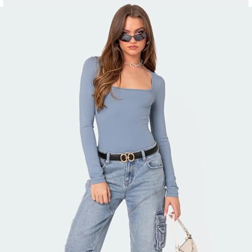 Image of Aurolran Women's Leather Belt with Buckle - Ideal for Dresses, Jeans, and Coats