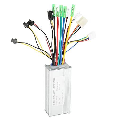 Alomejor 36V 48V 500W Controller Brushless Multifunzione E-Bike Motor Controller con Filo Lampada per Bicicletta Ebike Scooter