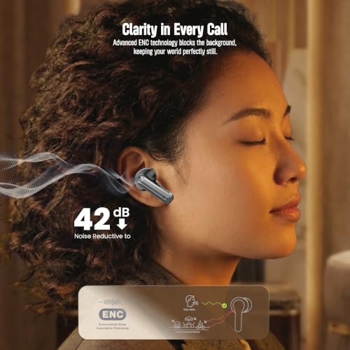 Image of AROMA TWS30 Upto 50Hr Playtime*, Dual Paring, BT V5.3, Fast Charging, Heavy Bass Bluetooth