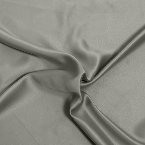 Image of Top Drapes 80% Blackout Door Curtains with Tie Back 8 feet 2 Pcs| Room Darkening, Thermal Insulated, Noise Reducing Heavy Polyester Solid Curtains (Cement Colour)