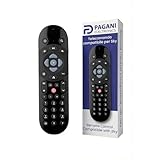 Telecomando Infrarossi Senza Funzione Vocale compatibile con Decoder SkyQ, Mini, Platinum, SIlver, 1TB & 2TB - Batterie Incluse + Istruzioni in Italiano - Azienda Italiana, Qualità testata in Italia