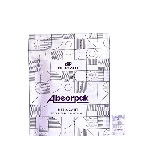 Absorpak Silica Gel Desiccant Sachets, 50 x 5gm, Medium Size Mois...