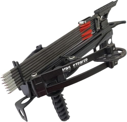 125lbs Mini Striker Repeating Pistol Crossbow Warrior KIT Broadheands and Regular Bolts. Semi...