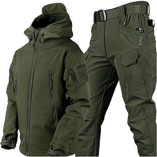 Uniforme táctico militar ACU con chaqueta y pantalón multibolsillos para caza