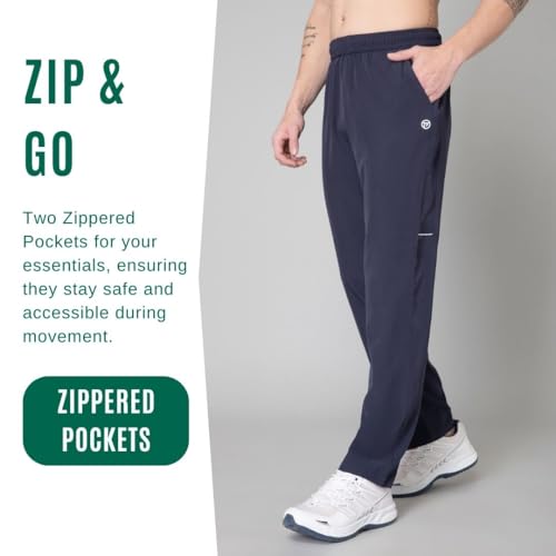 Image of Track Pant for Men for Running, Gym Sports Lower for Men & Boys Summer Track Pants for Men, Boys Multipurpose Mens Lower Activewear Regular Fit Trousers Sports Night Pants for Men