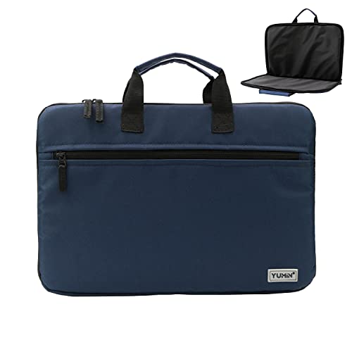 Image of Yumin Polyester Laptop Sleeve Cover Case Bag 16 Inch For MacBook /HP /Lenovo /Asus Waterproof (YS13 BLUE 180 Degree) (16 Inch)