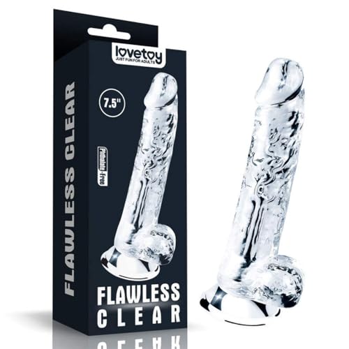 Lovetoy Flawless Godes Réalistes Clear 19 cm