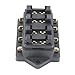 Gebildet 4 Way Car Standard Blade Fuse Holder Box (Apply to 1~40 AMP), with 10pcs Blade Fuse (3A/5A/7.5A/10A/15A/20A/25A/30A/35A/40A) and 8pcs Terminals, for Car/Boat/Marine/Trike