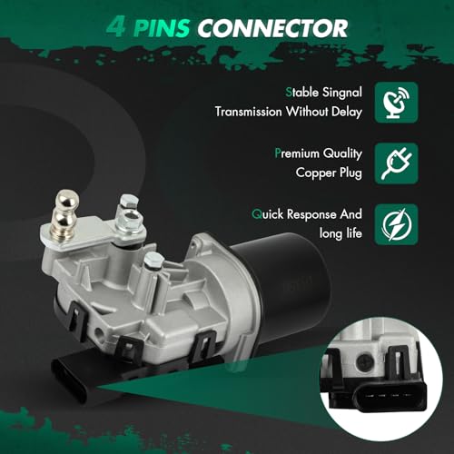 Image of SCITOO Windshield Wiper Motor Compatible For SKODA FABIA SALOON (6Y3)