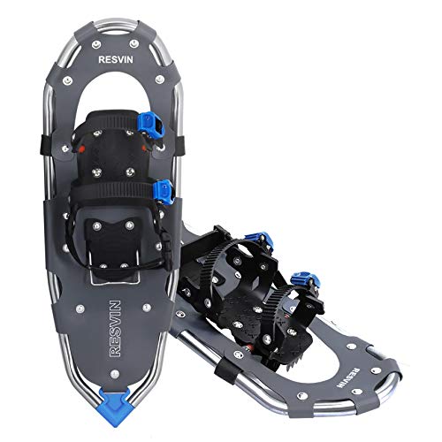 RESVIN Snow Shoes, Lightweight Aluminum Snowshoes for Men and Women, Adjustable Bindings Snowshoes with Carry Bag, 25"