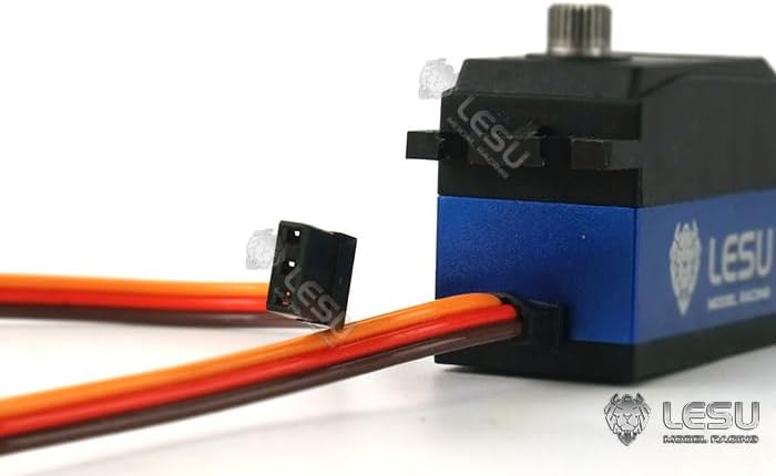 TOUCAN RC HOBBY LESU 14KG Metal Gear Servo for 1/14 RC Tractor Truck DIY for Tamiya Model Car