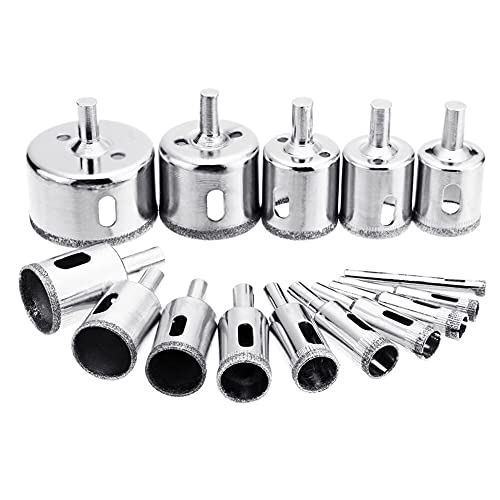 Set de 15 brocas para cerámica y vidrio 6-50 mm miniatura 1
