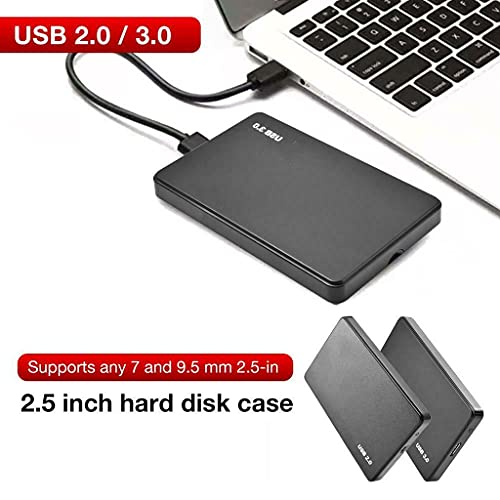 Caja externa para disco duro SATA portátil 2.5'' USB 2.0 miniatura 4