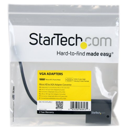 Adaptador Micro HDMI a VGA para conectar tu tableta a proyectores de sala de reuniones 1080p 6
