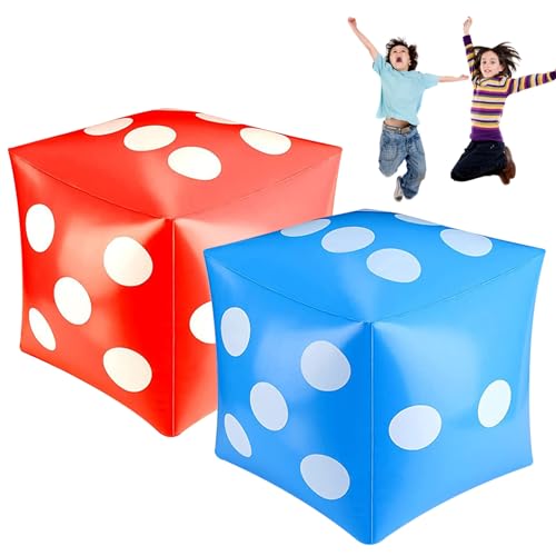 Dados gigantes de fiesta para niños y adultos entretenimiento exterior fácil de transportar
