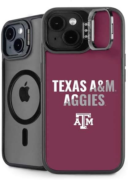 Skinit Kickstand Phone Case Compatible with iPhone 13 - Officially Licensed Texas A&M University TAM Design